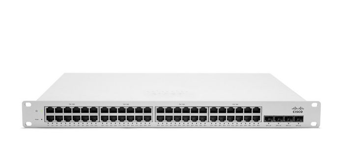 Cisco Cloud Managed Switching for the Branch, 48x Gigabit Ethernet, 4x SFP, 104 Gbps, PoE/PoE+ 370 W, 505 W, 8.47 lbs