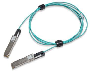 NVIDIA Mellanox active optical cable, up to 200Gb/s IB HDR, QSFP56, 20m