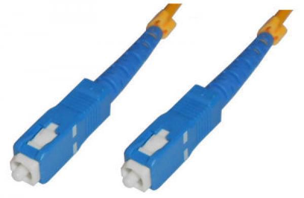 MicroConnect Optical Fibre Cable, SC-SC, Singlemode, Simplex OS2 (Yellow), 5m