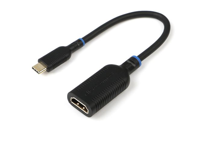 MicroConnect USB-C male to HDMI female adapter, 0.2m, Black