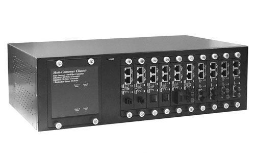 Microsens Medienkonverter Chassis 3U, MS400011