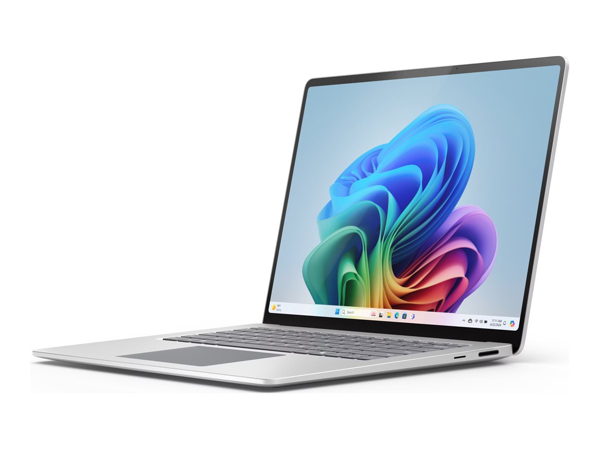 MICROSOFT Surface Laptop7 Snapdragon X Elite 15inch 16GB 512GB CM SC Nordic W11P Platinum DK FI NO SE 1 License