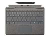 MICROSOFT Surface Pro 10/11 Typecover with Slim Pen COMM Platin English International
