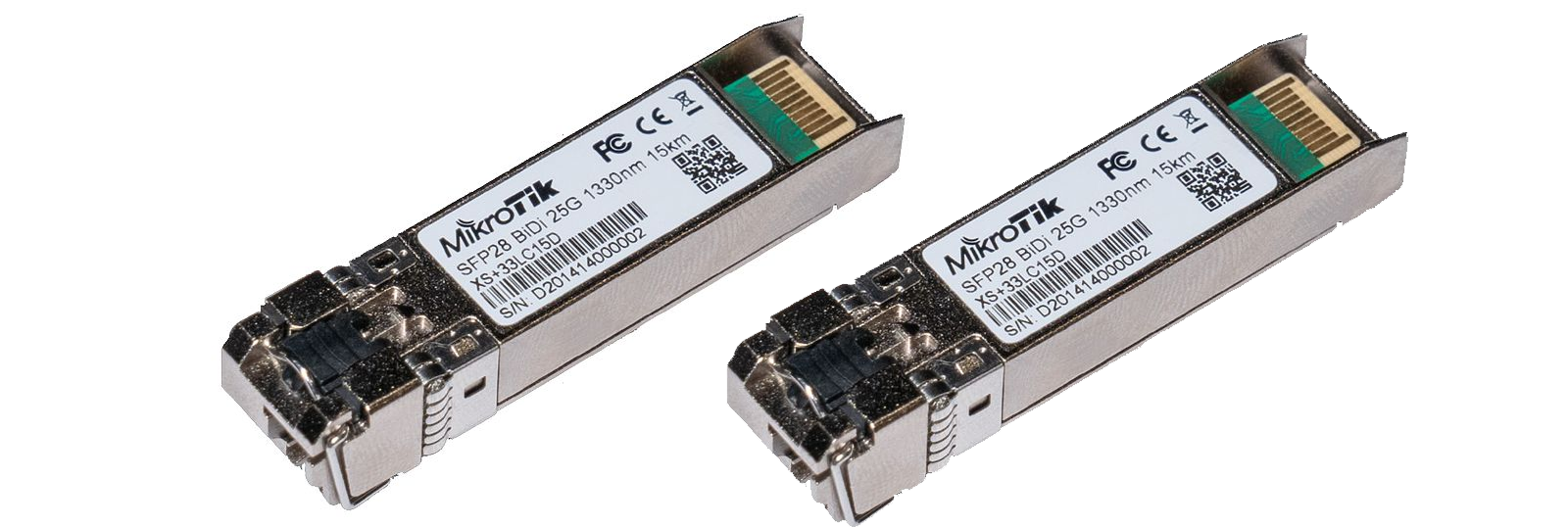 Mikrotik Accessories SFP/SFP+/SFP28 modules 1/10/25G Single Mode 15km modules