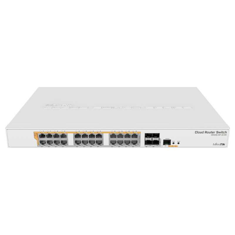 MikroTik CRS328-24P-4S+RM | Switch | 24x RJ45 1000Mb/s, 4x SFP+