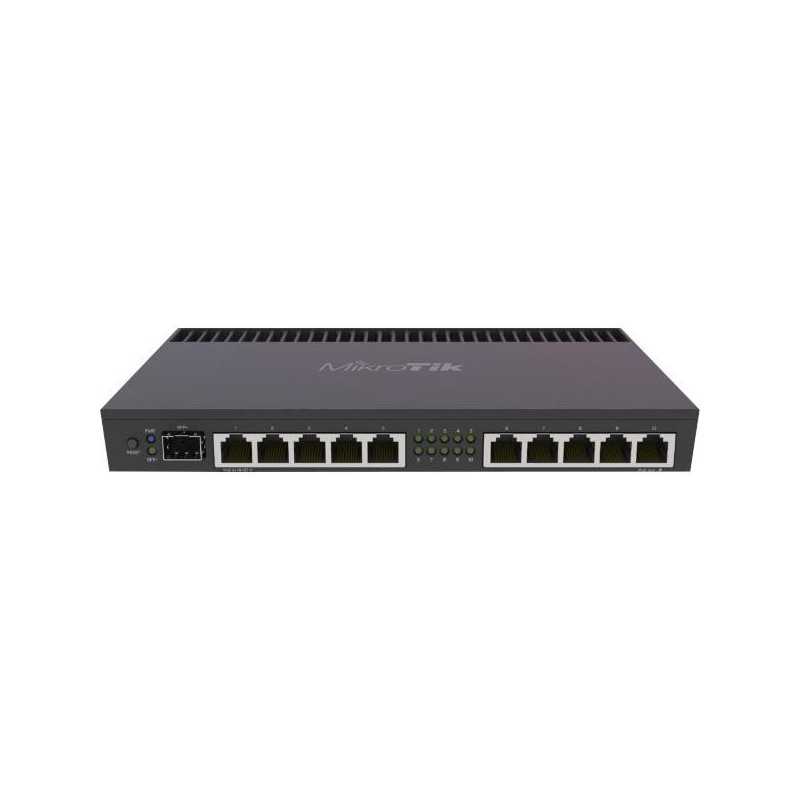 MikroTik RB4011IGS+RM | Router | 10x RJ45 1000Mb/s, 1x SFP+