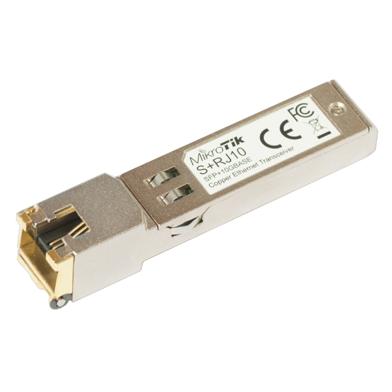 MikroTik S+RJ10 | SFP+ module | 10Gb/s, RJ45