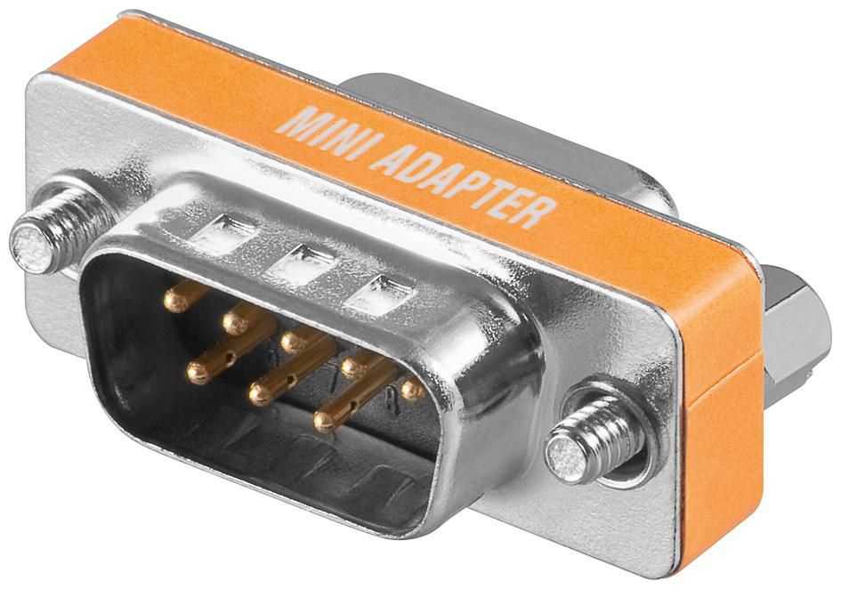 ACT D-sub Null Modem Adapter 9 pole Female to 9 pole Male