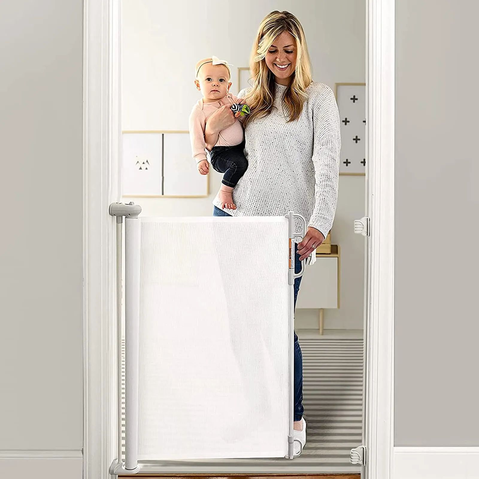 BRAMKA ZABEZPEICZAJACA DLA NIEMOWLAT MOMCOZY 140 CM