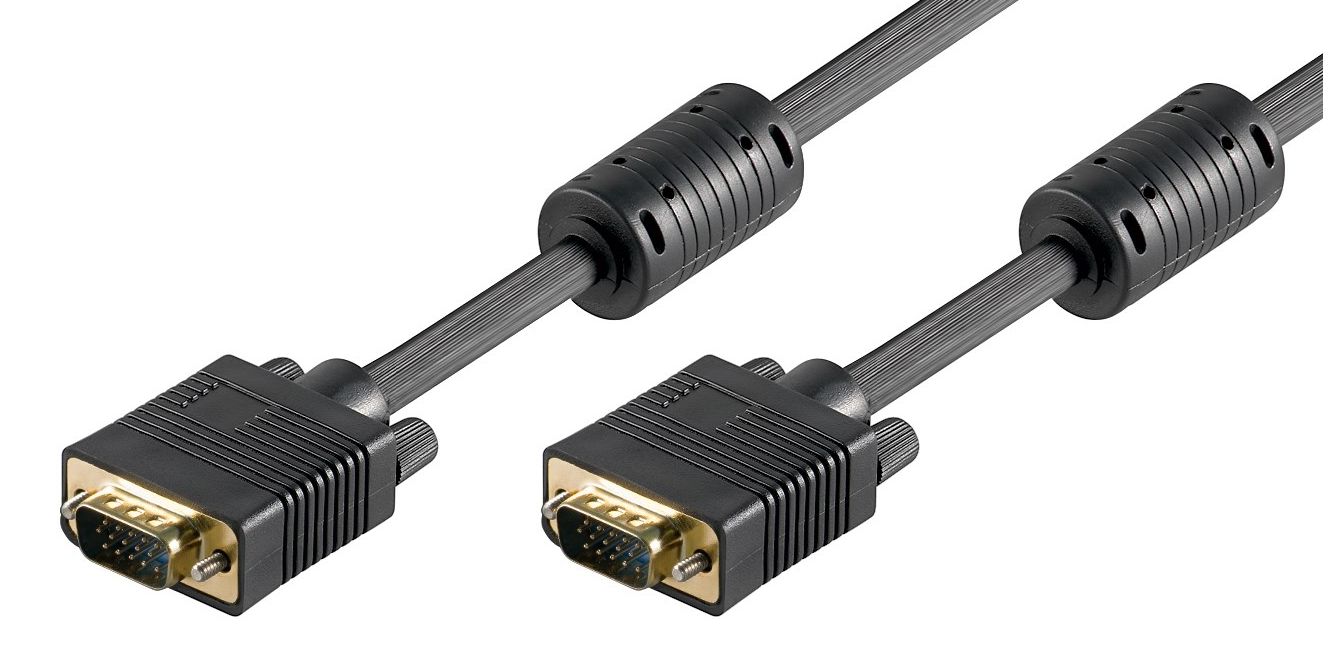 SVGA HD15 3m M-M w.ferrit core
