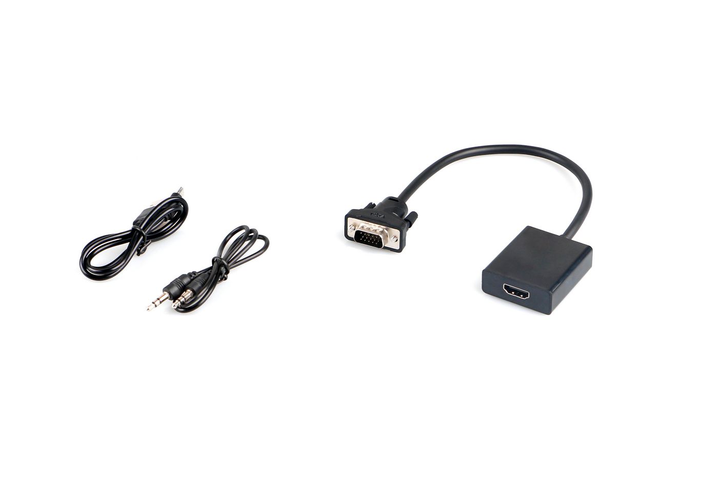Microconnect MONGGHDMI video cable adapter 0.3 m HDMI Type A (Standard) VGA (D-Sub) Black