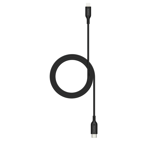 MOPHIE ESSENTIALS CABLE USB-C TO LIGHTNING 1M BLACK