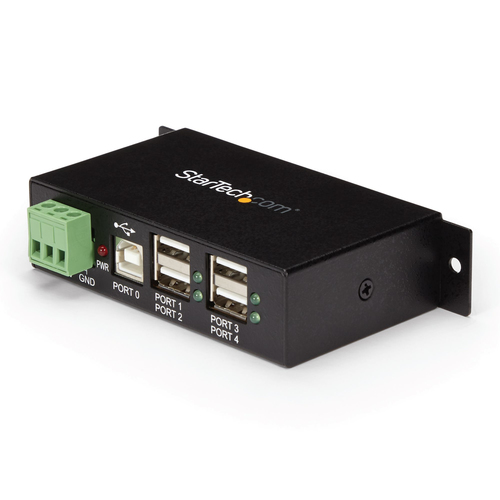MOUNTABLE 4 PORT RUGGED INDUSTRIAL USB HUB
