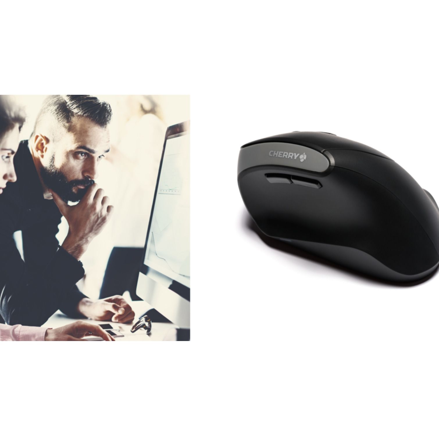 Mouse Cherry MW4500 wireless black (JW-4500)