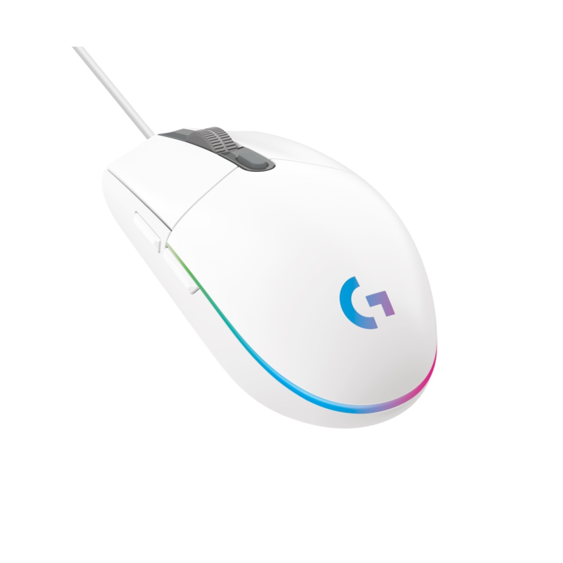 Logitech Gaming Mouse G203 LIGHTSYNC Optisk Kablet Hvid