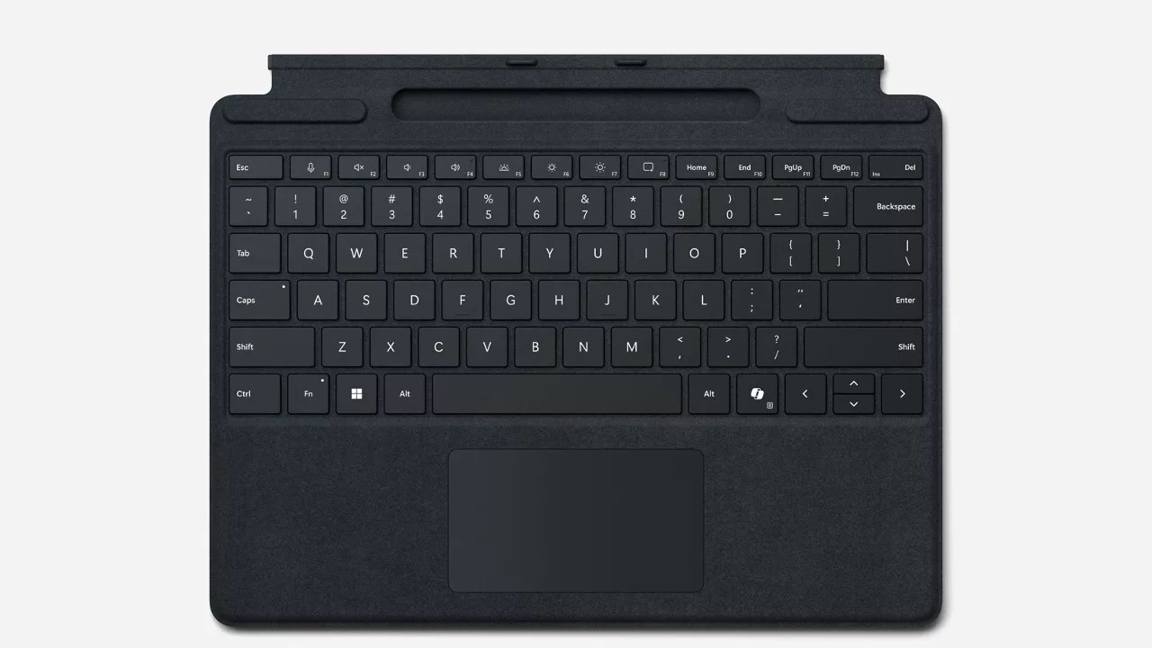 MS Surface Pro Accessories Type Cover with Pen Tray *black* - English