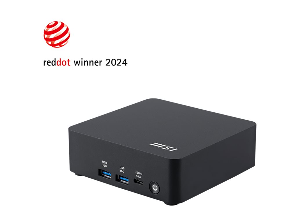 MSI Cubi NUC AI 1UMG-007EU Intel Core Ultra 5 125H 8 GB DDR5-SDRAM 512 GB SSD Windows 11 Home Mini PC Black