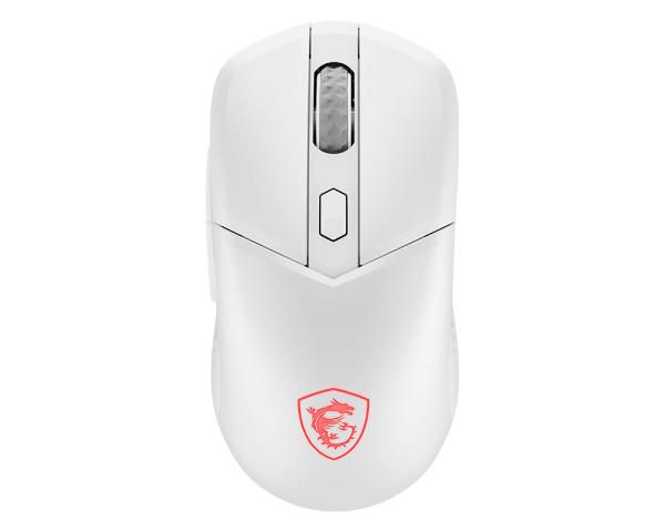 MSI 2.4GHz / Bluetooth 5.3 / USB 2.0, White, Optical Sensor, 8000 DPI