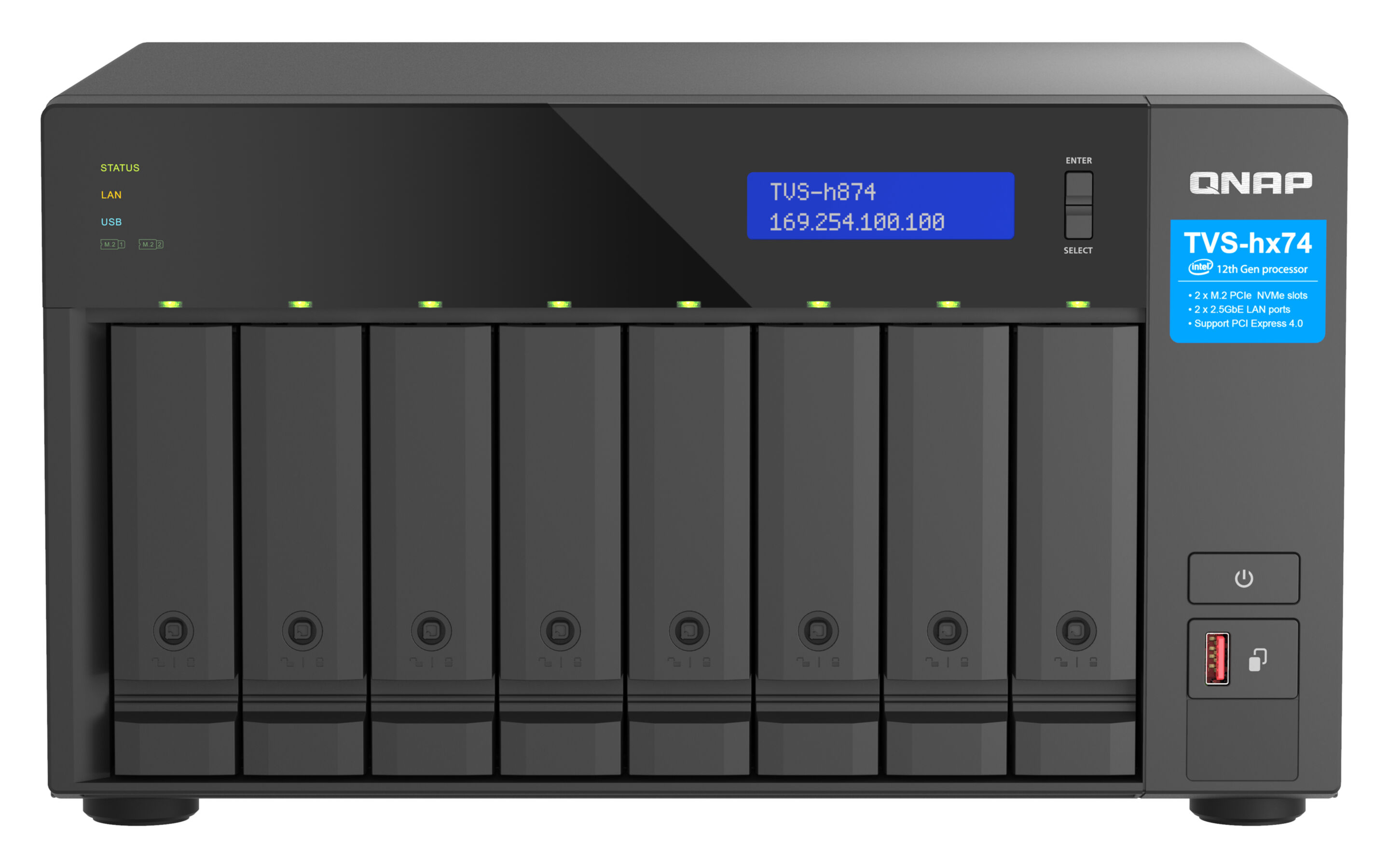 NAS Server QNAP TVS-H874T-I7-32G 8-Bay