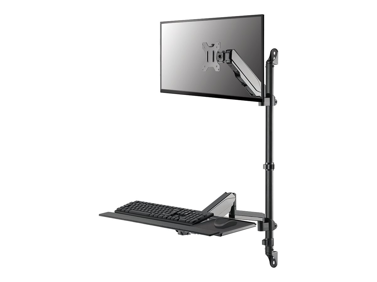Neomounts WL90-325BL1 Sit-stand workstation wall 17-32" - gas spring