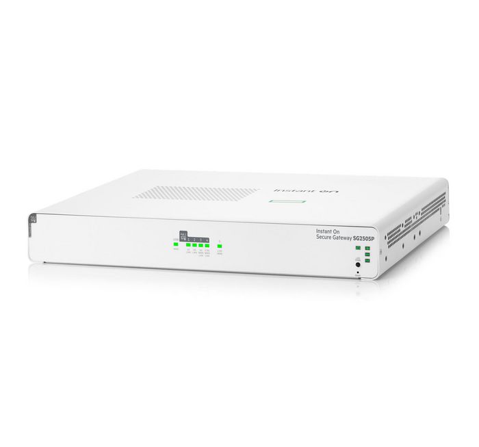 Hewlett Packard Enterprise Networking Instant On Secure Gateway 5‑port SmartRate 2.5G PoE+ 64W SG2505P