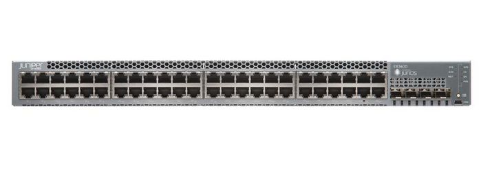 Juniper 336 Gbps, 250 Mpps, 1 GHz, 2 GB, 48x 10/100/ 1000BASE-T, 4x 1/10GbE SFP/SFP+, 2x 40GbE QSFP+, 442 x 44 x 350 mm