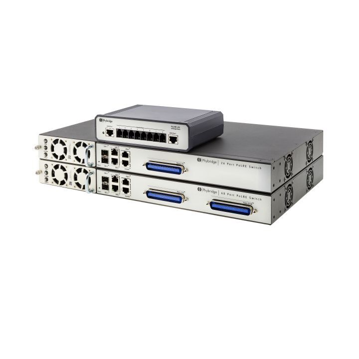 NVT Phybridge Switch PoLRE 24 Port Zweidraht