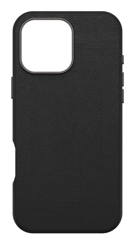 OB SYM CACTUS LEATHER APPLE IPHONE 16 PRO MAX NOIR ASH-BLACK