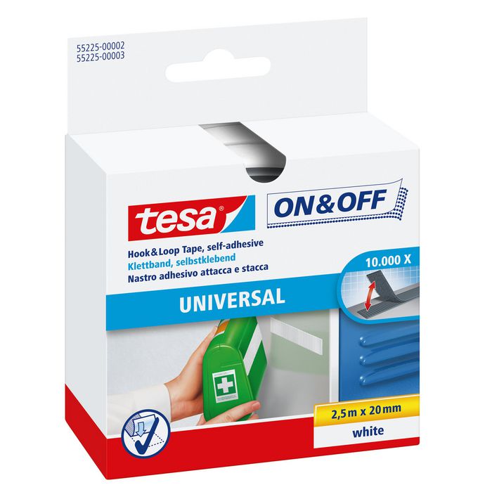 Tesa On & Off General Purpose Stick on Tape