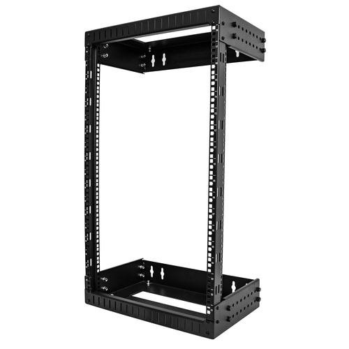 OPEN FRAME WALL MOUNT EQUIPMENTRACK 18U ADJUSTABLE DEP