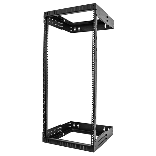 OPEN FRAME WALL MOUNT EQUIPMENTRACK 24U ADJUSTABLE DEP
