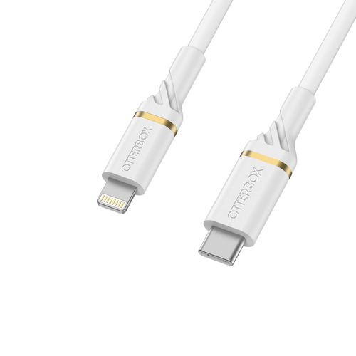 OTTERBOX CABLE MID-TIER MFI USB C-LIGHTNING 1M USB-PD WHITE