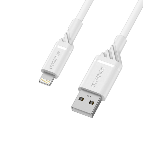 OTTERBOX CABLE MID-TIER MFI USB A-LIGHTNING 2M WHITE