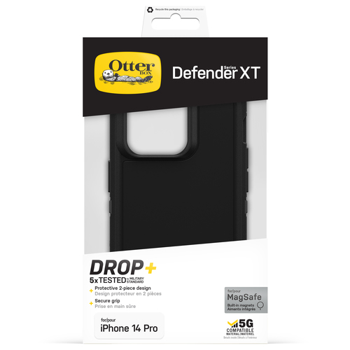 OTTERBOX DEFENDER XT IPHONE 14 PRO BLACK RETAIL