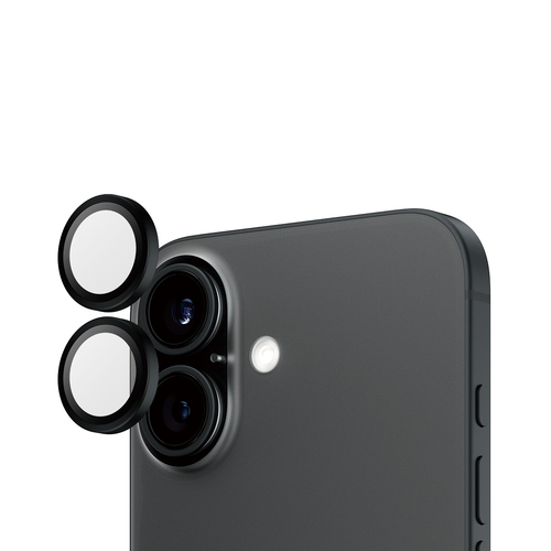 PANZERGLAS HOOPS CAMERA LENS IPHONE 16/16 PLUS BLACK