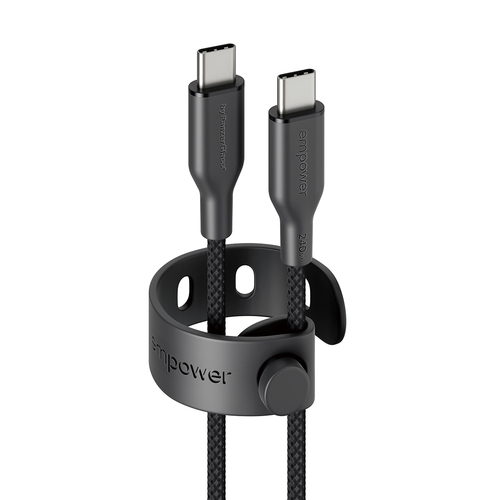 PANZERGLASS EMPOWER CABLE USB-C TO C 240W 2M BLACK