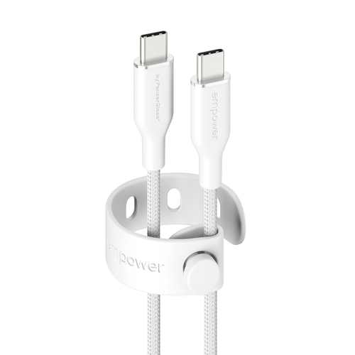 PANZERGLASS EMPOWER CABLE USB-C TO C 60W 2M WHITE