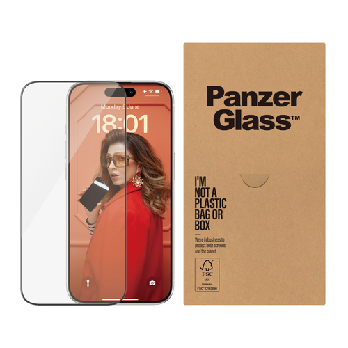 PANZERGLASS SCREEN PROTECTOR IPHONE 15 PRO UWF B2B