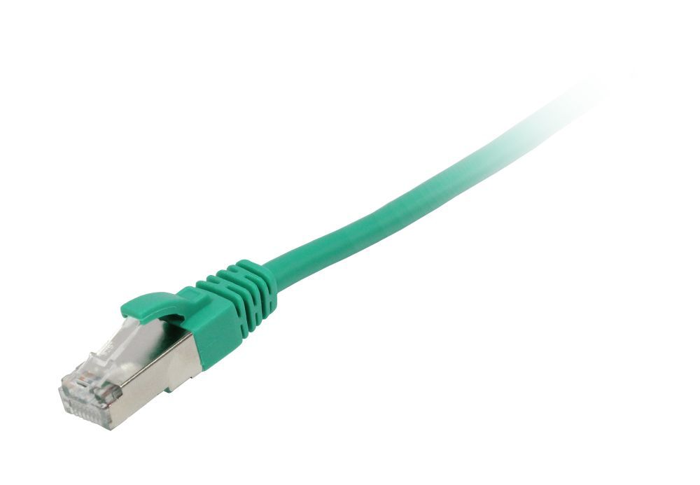 Patch cable RJ45, CAT5e 100Mhz, 2m green, S-FTP(SF/UTP), Synergy 21
