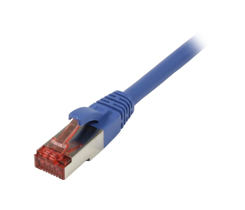 Patchkabel RJ45 CAT6 250Mhz 015m blau SSTPSFTPTPESuperflex Synergy 21