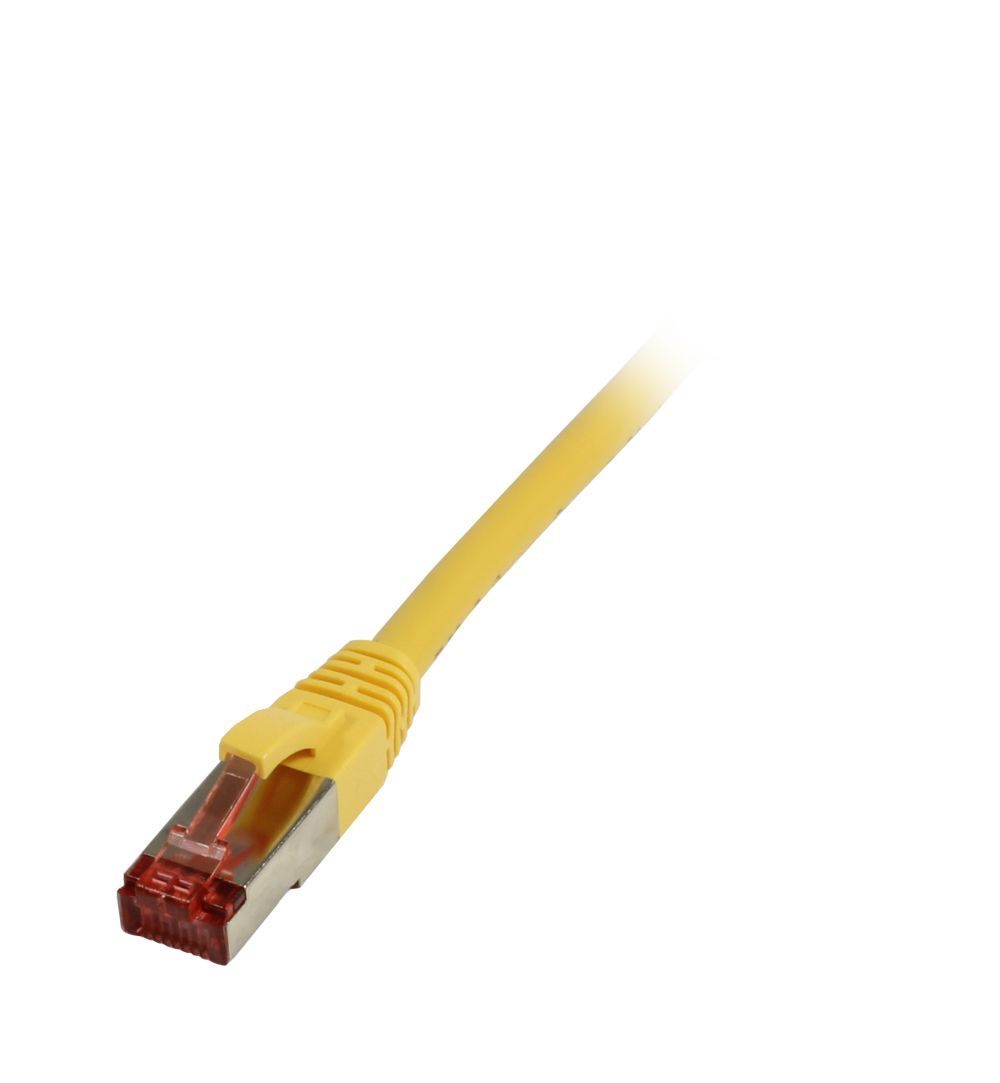 Patchkabel RJ45 CAT6 250Mhz 10m gelb SSTPSFTPTPESuperflex Synergy 21