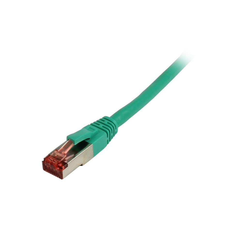 Patchkabel RJ45 CAT6 250Mhz 10m grün SSTPSFTPTPESuperflex Synergy 21