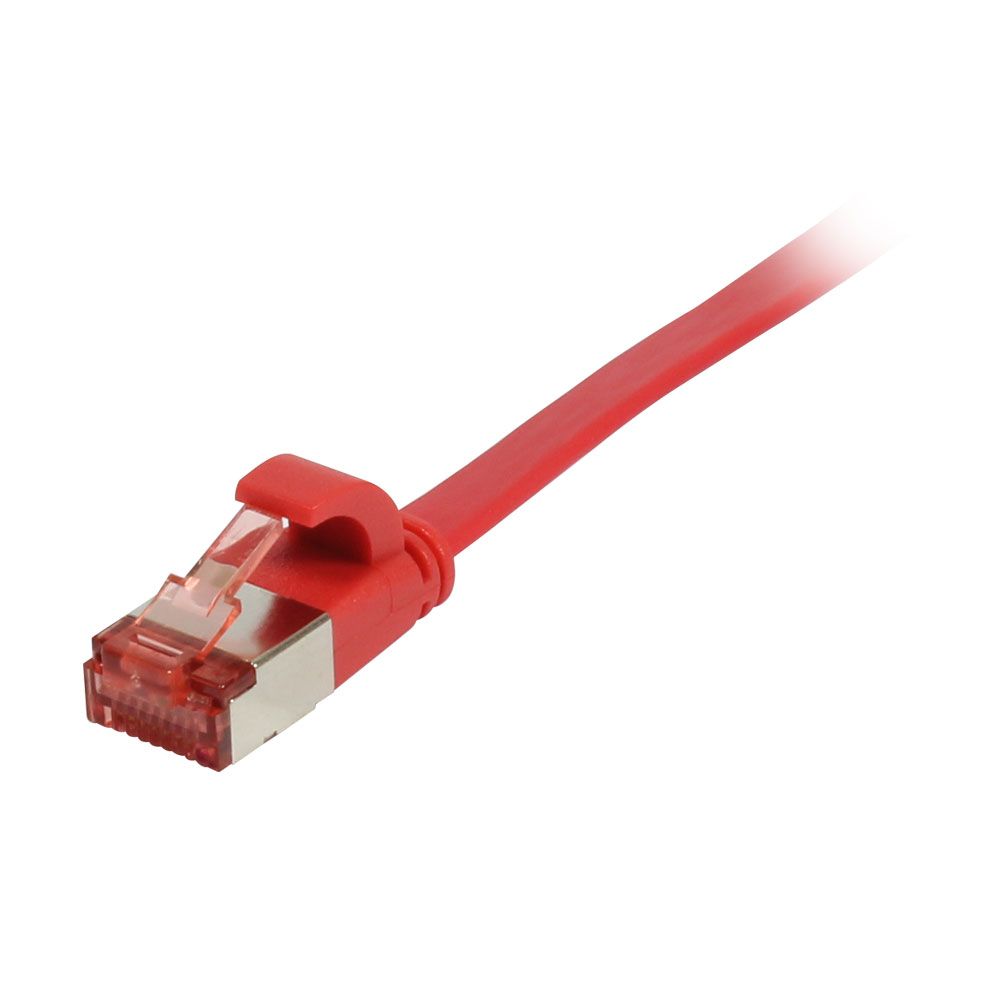 Patchkabel RJ45 CAT6 250Mhz 2m rot FTPUFTP TPESuperflex Flach Synergy 21