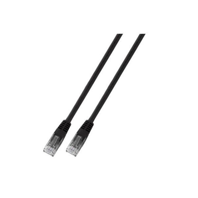 Patchkabel RJ45 CAT6 250Mhz  5m schwarz UTPUUTP PVC CCA