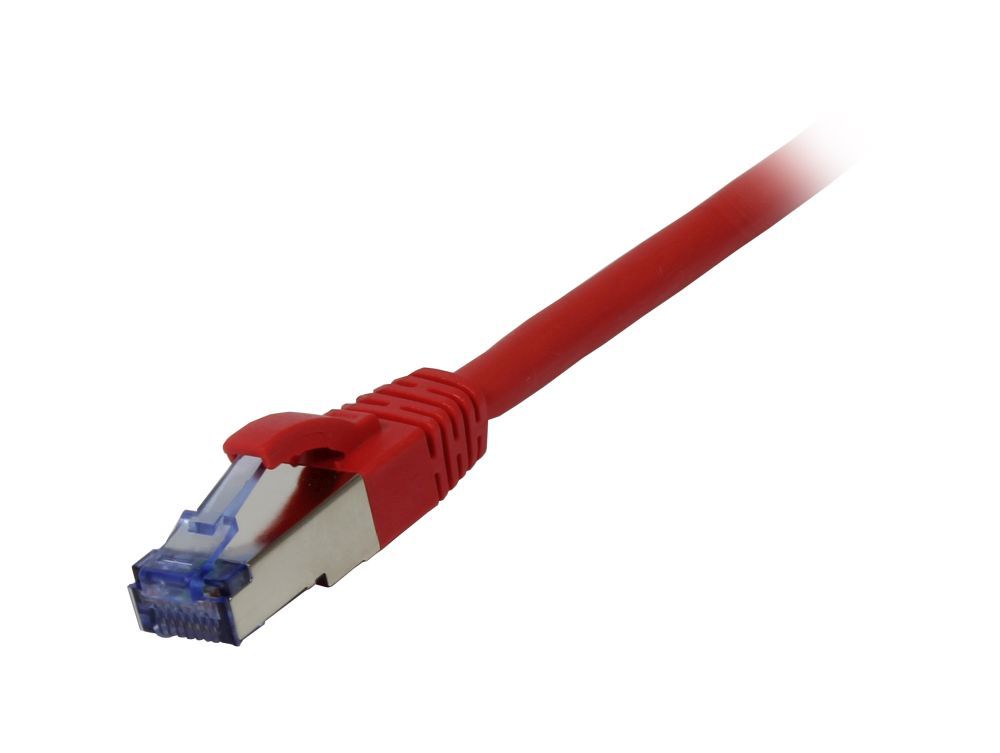 Patchkabel RJ45 CAT6A 500Mhz 015m rot SSTPSFTP AWG26 LSZH Synergy 21