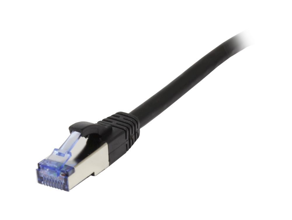 Patchkabel RJ45 CAT6A 500Mhz15m schwarz SSTPSFTP Komponent getestetGHMT certified AWG26 Synergy 21