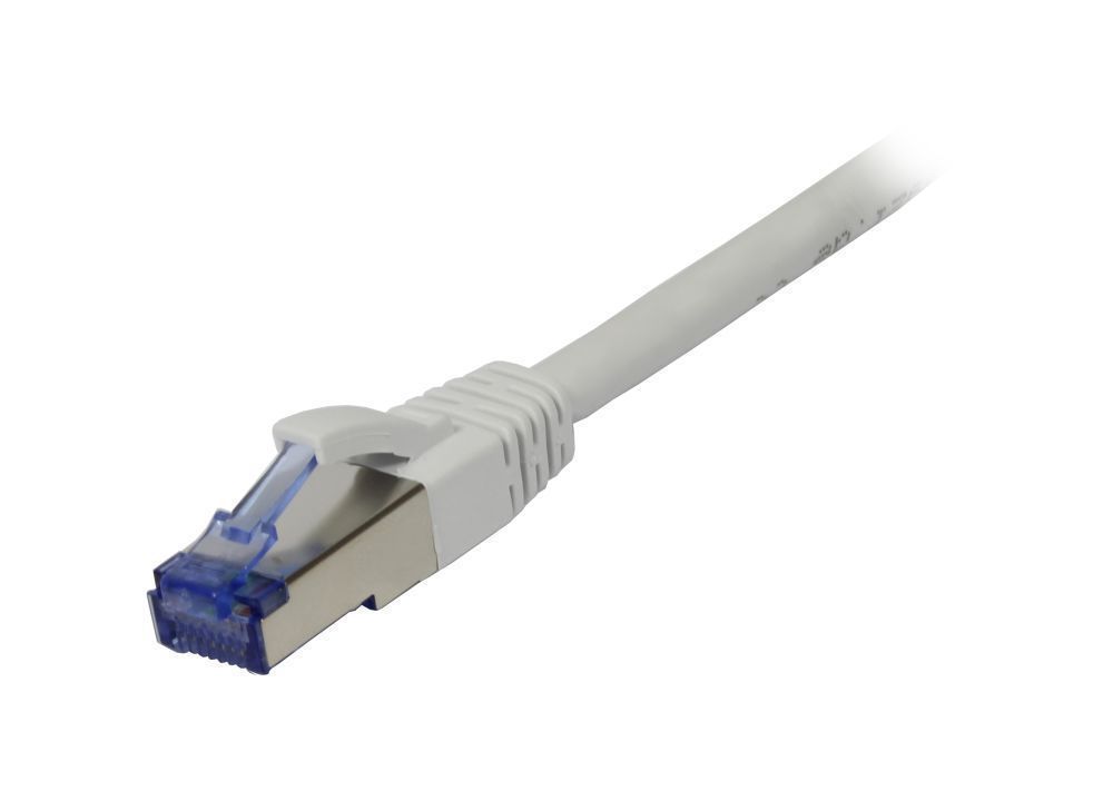 Patchkabel RJ45, CAT6A 500Mhz, 50m, weiss, S-STP(S/FTP), AWG26, LSZH, Synergy 21