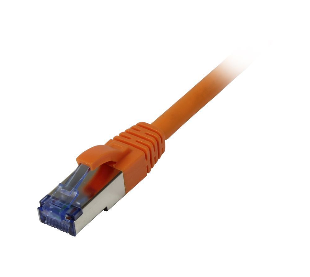 Patchkabel RJ45 CAT6A 500Mhz 5m orange SSTPSFTP Komponent getestetGHMT certified AWG26 Synergy 21