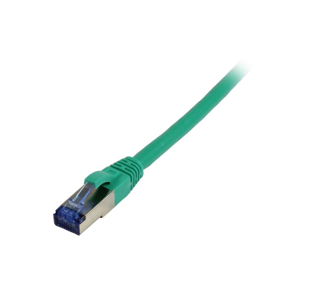 Patchkabel RJ45 CAT6A 500Mhz 75m grün SSTPSFTP TPESuperflex AWG26 Synergy 21
