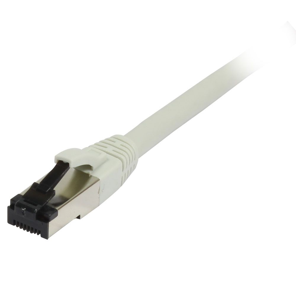 Patchkabel RJ45 CAT81 2000Mhz 025m grau SSTPSFTP TPEUltra SuperFlex AWG26 Synergy 21
